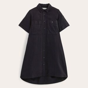 Everlane Women's Daytripper Dress in Linen in Black, Size Extra Large